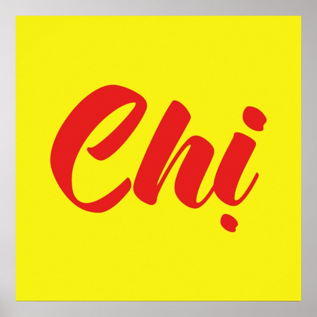 Poster Irmã vietnamita - Língua de reforma do Tijng (Frente)