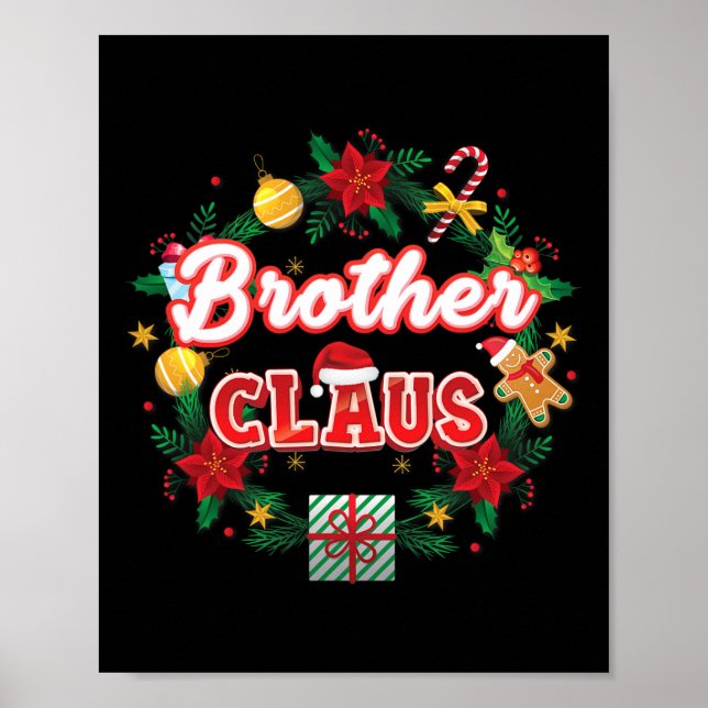 Poster Irmão Claus Papais noeis de Natal Laurel Wreath Mi (Frente)