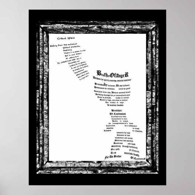 Pôster Irmão da Raiva e Confusão (Frente)