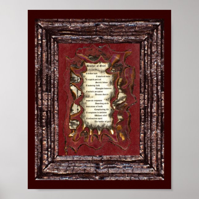 Pôster Irmão da tristeza (Frente)