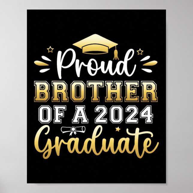 Poster Irmão De Um Formando De Graduação 2024 Men B (Frente)