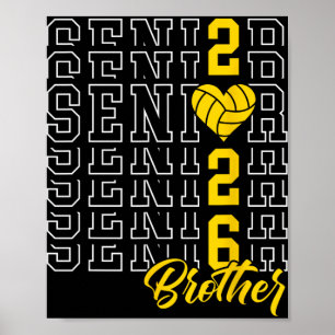 Poster Irmão de Volei Sênior Graduação Cl De 2026 Se
