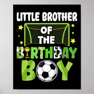 Poster Irmão Mais Novo do Futebol Festa de Aniversário do