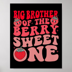 Poster Irmão Mais Velho Da Morango Doce Fruta Morango