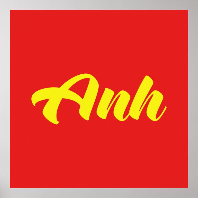 Poster Irmão Vietnamita - Anh ~ Ting Vit Idioma (Frente)