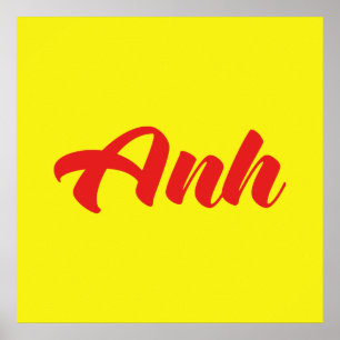 Poster Irmão Vietnamita - Anh ~ Ting Vit Idioma