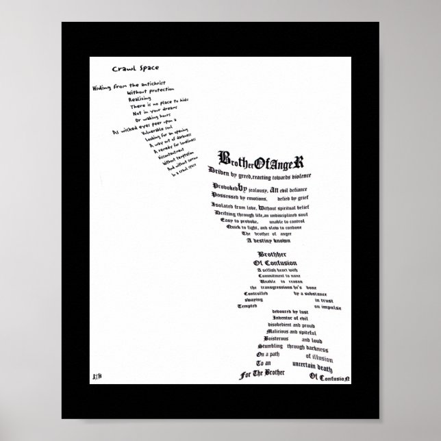 Pôster Irmãos de Raiva e Confusão (Frente)