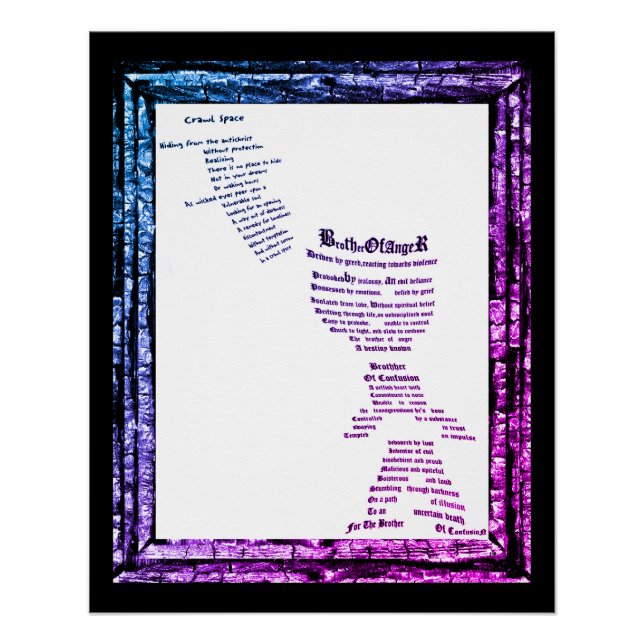 Pôster Irmãos de Raiva e Confusão (Frente)