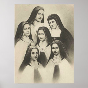 Pôster Irmãs de St. Therese de Lisieux pouca flor