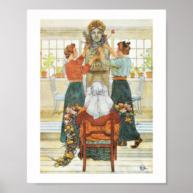 Pôster Irmãs decorando no feriado (Frente)