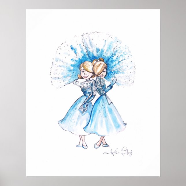 Poster Irmãs, Irmãs, arte de Heather French Henry (Frente)