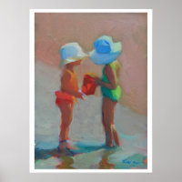 Irmãs Sunhat - Duas Meninas na Praia
