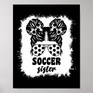 Poster Irmãzinha Orgulhosa de Futebol Para Por Meninas Cr