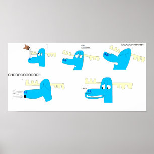 Poster irregular do Sneeze da farinha