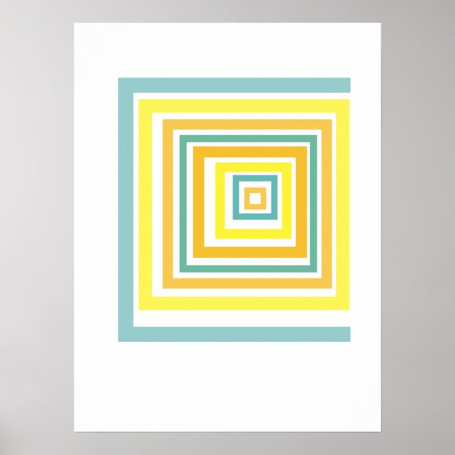 Poster Irregular Squares (Frente)