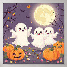 Poster Irresistibly Ghosts – Beautiful Pastel Halloween 