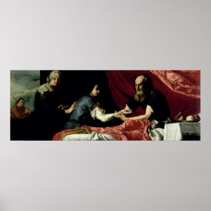 Pôster Isaac que abençoa Jacob, 1637