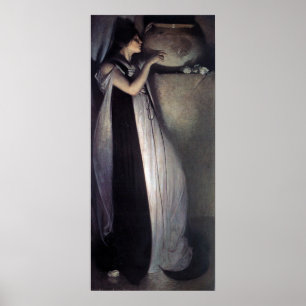 Pôster Isabella e o pote da manjericão