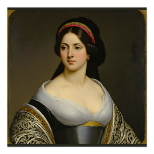 Pôster "Isabella Marie Rousseau" Retrato feminino