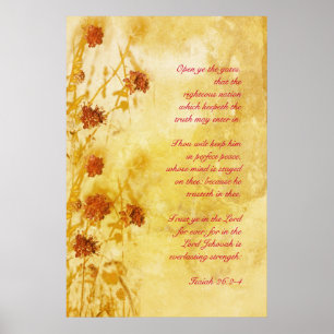 Poster Isaiah 26: 2-4