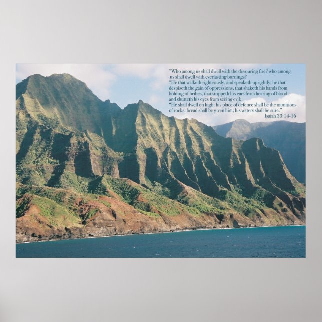 Pôster Isaiah 33 (Frente)