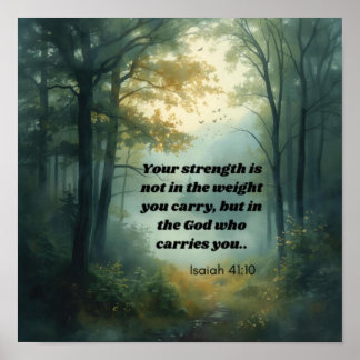 Poster Isaiah 41:10