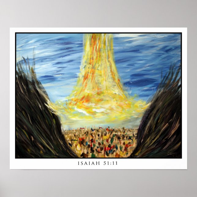 Poster Isaiah 51:11 (Frente)