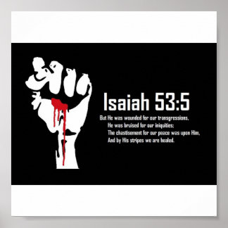 Poster Isaiah 53:5