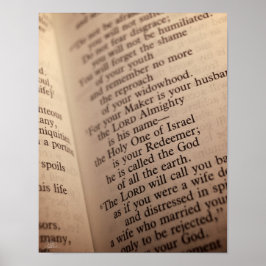 Pôster Isaiah 54:5 [Impressão]