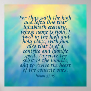 Poster Isaiah 57:15