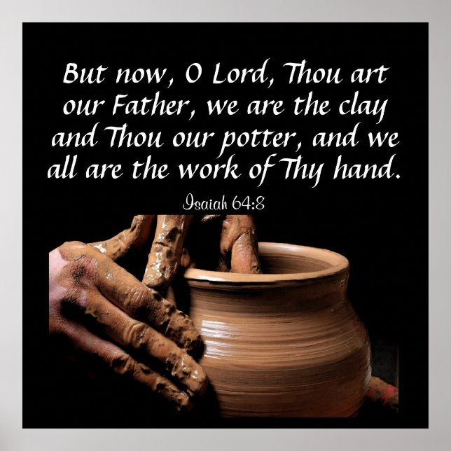 Poster Isaiah 64:8 (Frente)