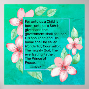 Poster Isaiah 9:6