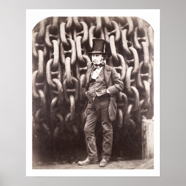 Poster Isambard Kingdom Brunel, em frente ao (Frente)