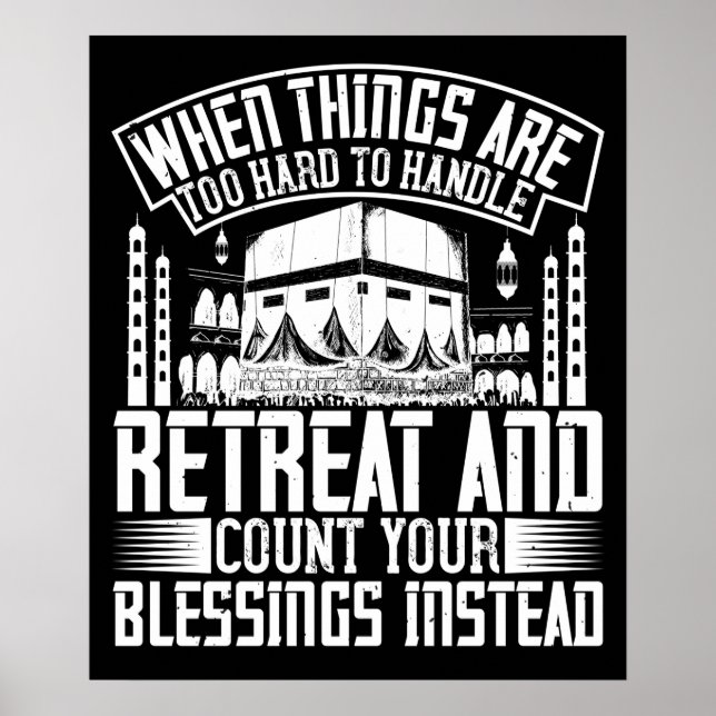 Poster Islã - Quando As Coisas São Muito Duro De Manipula (Frente)