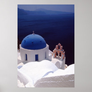 Poster Island of Santorini