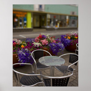 Poster Islândia, Akureyri. Exibição dos principais neg