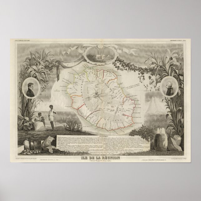 Poster Isle De La Reunion (Frente)