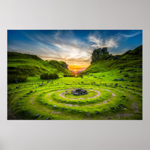 Poster Isle of Skye, Escócia, Reino Unido