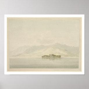 Poster Isola Madre, Lago Maggiore, c.1781 (w/c sobre o