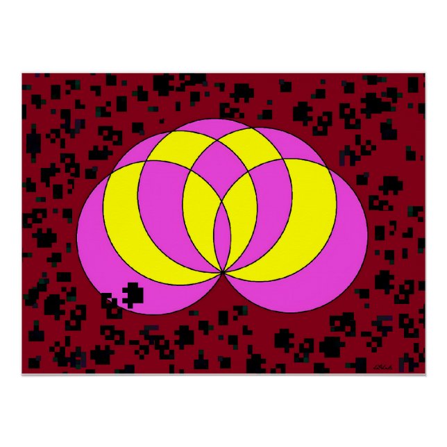 Pôster Isolated Spiralina Field (Frente)