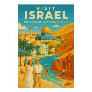 Pôster Israel – A Terra da Luz e História
