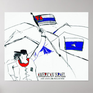 PÔSTER ISRAEL AMERICANO