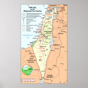 Poster Israel - Compreender os Litígios Limites