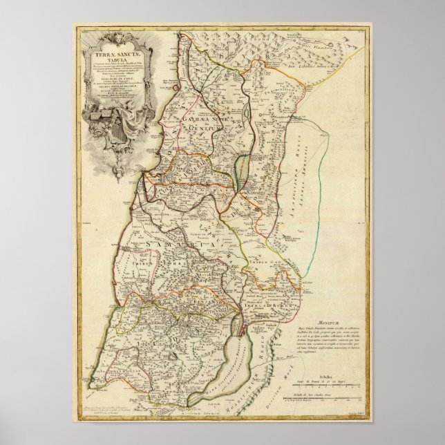 Pôster Israel e Palestina (Frente)