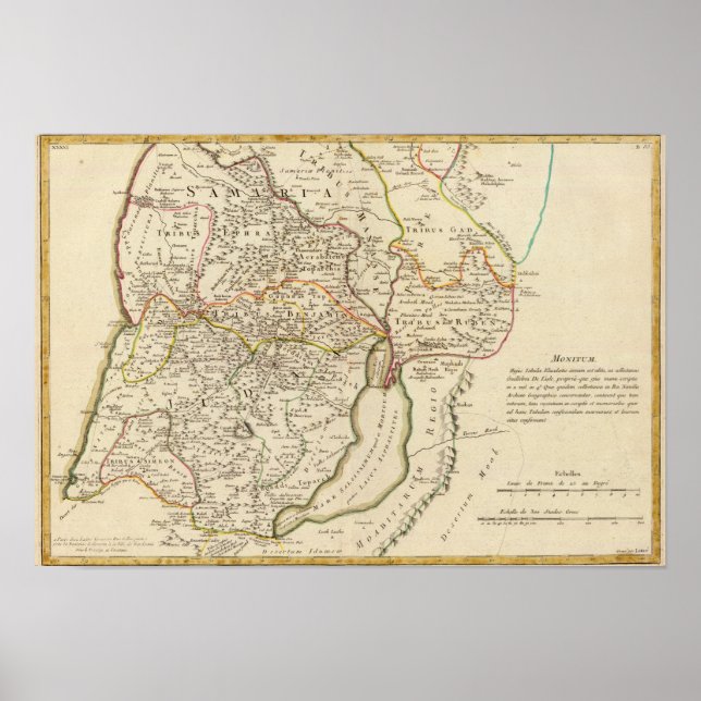 Pôster Israel e Palestina (Frente)