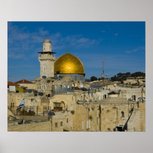 Poster Israel, Jerusalém, Domo da Pedra