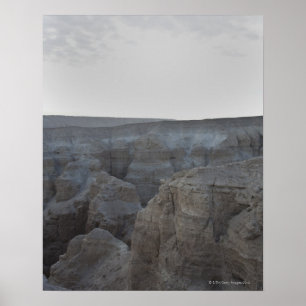 Pôster Israel, mar Morto, formações rochosas