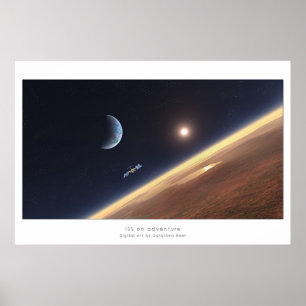 Pôster ISS na aventura