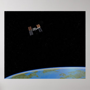 Poster ISS or International Space Station