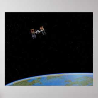 Poster ISS or International Space Station